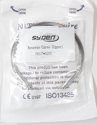 Picture of NITI ARCHWIRE REVERSE CURVED ( RECTANGULAR) 10PCS/PACK